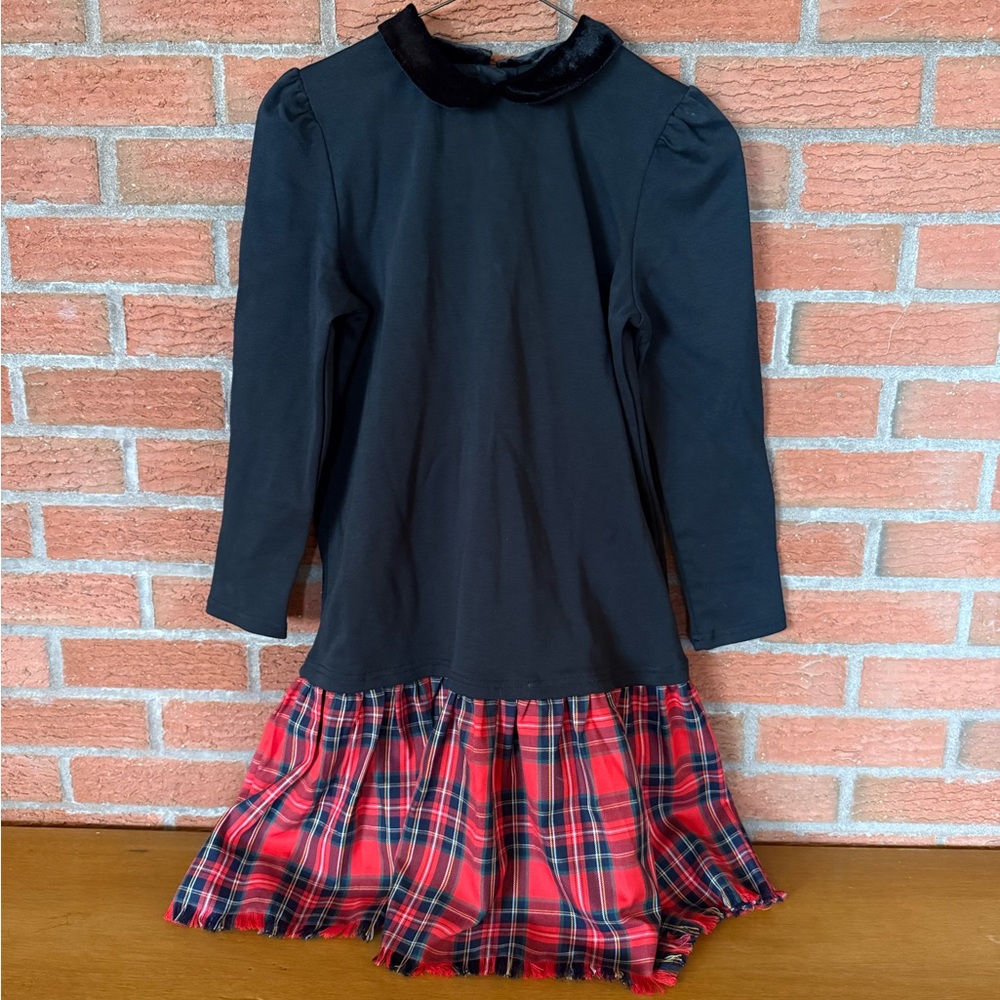 Polo by Ralph Lauren Black Velvet Collar Dress